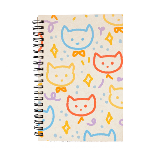 Libreta "Gatos de colores"