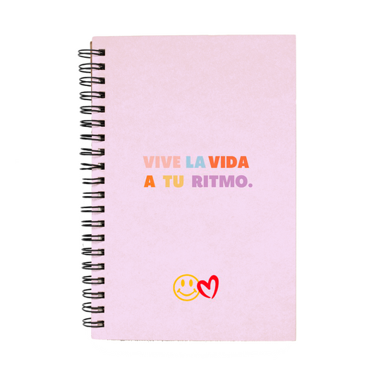 Libreta "Vive la vida a tu ritmo"