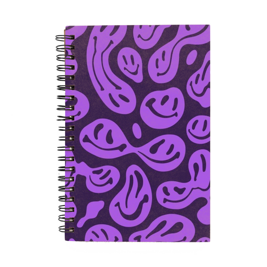 Libreta "Purple Melted Smile"